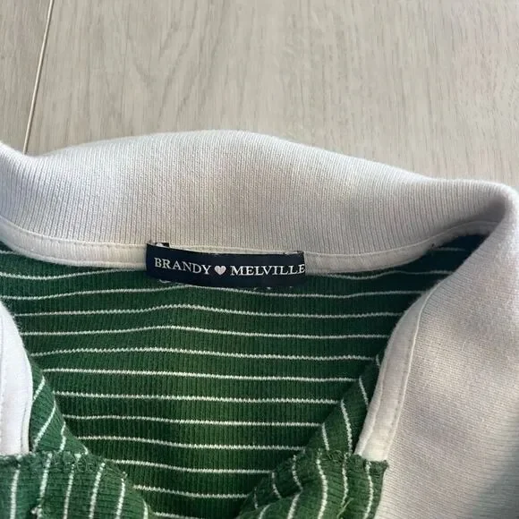 Brandy Melville Striped Collard Shirt size S - Picture 5 of 6